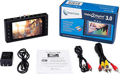 Digital Converter 3.0 box and the contents of the box