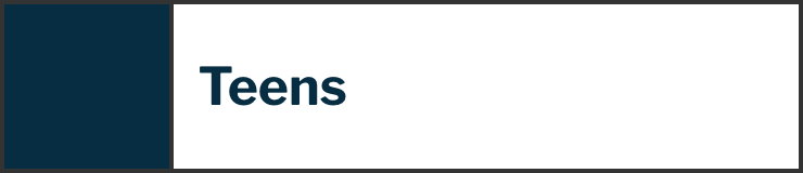 Teens - blue button