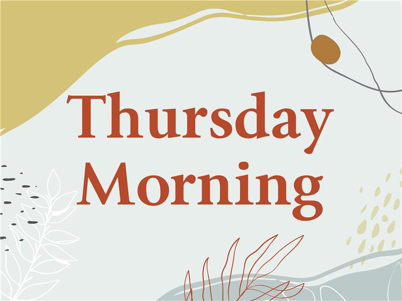 Thursday Morning book discussion at the Bartlett Public Library