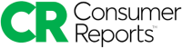 Consumer Reports in black text and 'CR' in green text