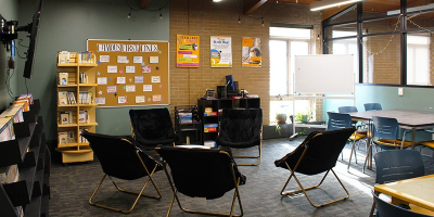 The library's teen space.